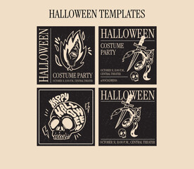 Halloween Social Media Templates