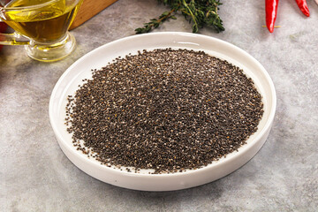 Vegan cuisine - Chia seeds for cooking