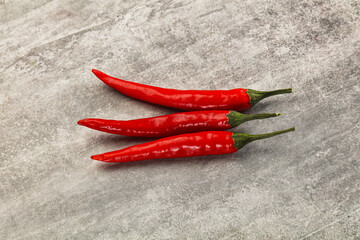 Spice ripe red chili pepper