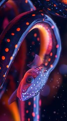 Fototapeta premium The Mysterious Bioluminescent Fish