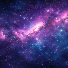 Obraz premium vibrant cinematic galaxy star backround 