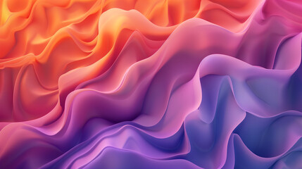 Obraz premium Vibrant Red and Blue Abstract Background with Fluid Waves