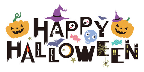 ハッピーハロウィン　Happy Halloween  タイトル TITLE