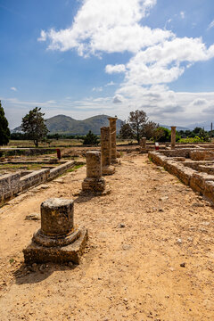 Roman ruins of Pollentia at Alcudia, Mallorca, Spain