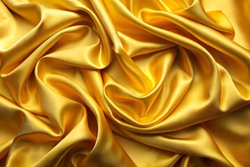 Obraz premium texture of yellow silk, yellow silk background