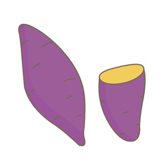 シンプルなさつまいものイラスト