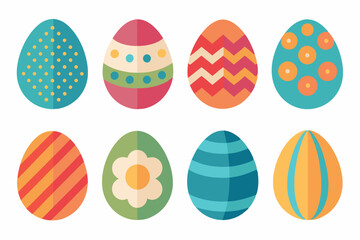 icon set egg with handrawn, egg characeter