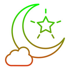 Crescent Moon Icon