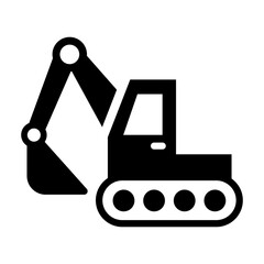 Excavator icon vector illustration graphic design