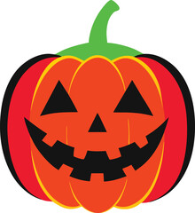 Halloween jack o lantern illustration 