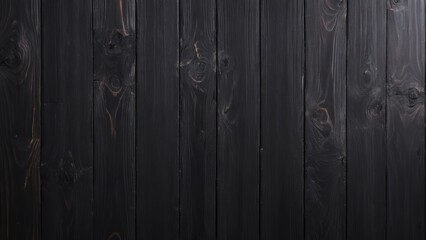 Fototapeta premium Black wooden board with texture as background