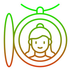 Obraz premium Necklace Icon