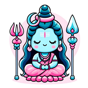 the child form of lord shiva looks adorable and gorgeous.