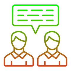 Obraz premium Conversation Icon