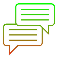 Fototapeta premium Chat Icon