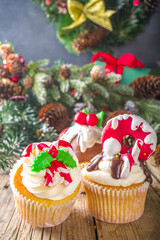 Christmas cupcakes
