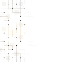 Minimalistic vector texture with linear squares pattern. Creative idea of modern design with abstract geometric background