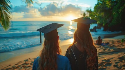 Graduation Trip: A sun-soaked vacation for grads, enjoying beachside relaxation, exploring new areas, and celebrating their achievements in a tropical setting.
