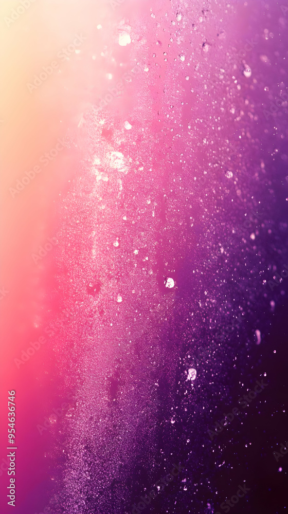 Canvas Prints Abstract pink and purple background with water drops.