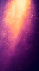 Naklejka premium Abstract purple and yellow textured background with white dots.