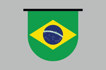 Brazil flag, The flag of Brazil, Brazilian National Flag, EPS Vector Illustration, Flag of the Federative Republic of Brazil, Illustration of the Brazil flag

