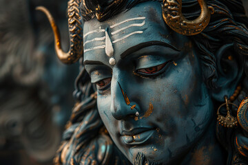 Ancient god fantasy character generative AI image