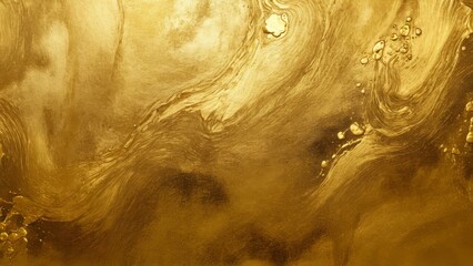 abstract background of gold wall with gold splashes