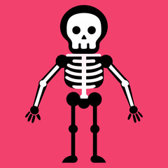 skull pirate skeleton vector illustration
