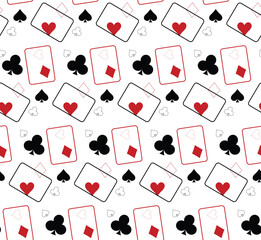 casino card pattern.