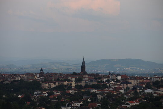 panorama cities with a view of the tower