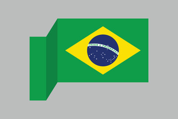 Brazil flag, The flag of Brazil, Brazilian National Flag, EPS Vector Illustration, Flag of the Federative Republic of Brazil, Illustration of the Brazil flag
