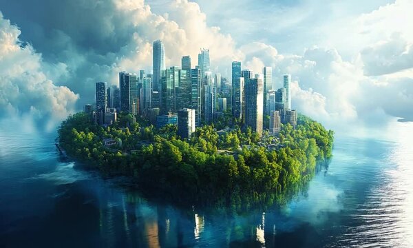 Floating City, A Modern Oasis