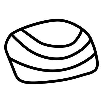 recommend clip art: Fish icon in thin line style vector illustration graphic design