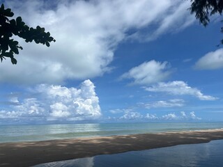 Blue sky and cutie clouds