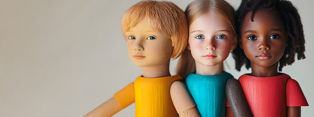 Children rights, equality, diversity, justice and hope concept, respect each other, tolerance and human relationship