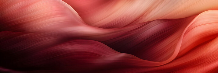 Fototapeta premium Black brown red crimson coral peach pink rose abstract background. Dark pale calm dusty shades. Color gradient. Blurred lines, stripes. Grain, rough texture. Matte, shimmer. Elegant, luxury. Template