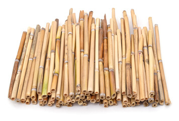 Dry yellow cane.