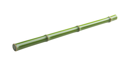 Fototapeta premium Bamboo green stick isolated.