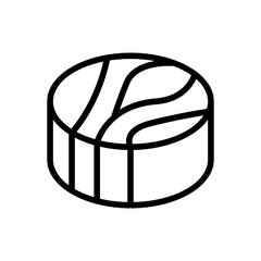 Beef icon in thin line style vector illustration graphic design