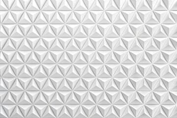 White 3D Geometric Triangle Pattern Background