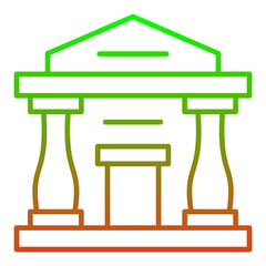 Fototapeta premium Government Building Icon