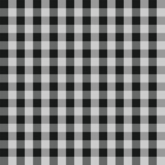 Black and white checkered fabric gingham