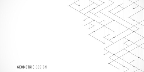 Abstract vector background with a geometric pattern of triangle shapes. Graphic design element 
