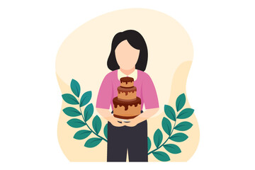 World Chocolate Day Flat Design Illustration