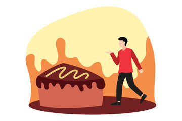World Chocolate Day Flat Design Illustration