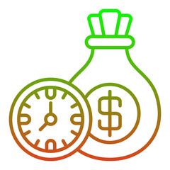 Time Is Money Icon