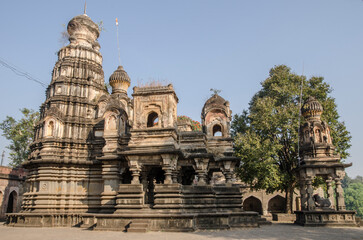 Kashi Vishweshwar temple, Shree Kshetra Mahuli, Sangam Mahuli, Satara, Maharashtra, India, Asia.