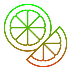 Orange slices Icon