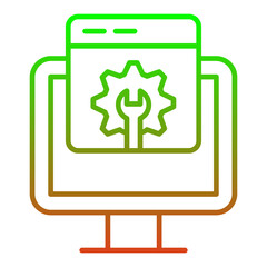 Web maintenance Icon