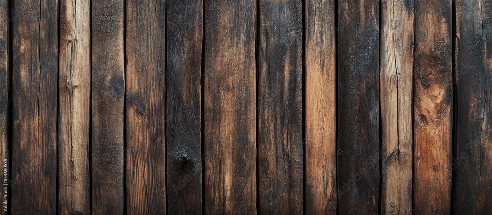 Poster aged teak wood texture backdrop classic wood background. with copy space image. place for adding tex